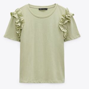 Zara Ruffled Top New